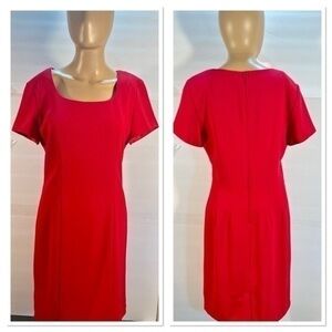 KARIN STEPHENS WOMENS RED DRESS SIZE 10